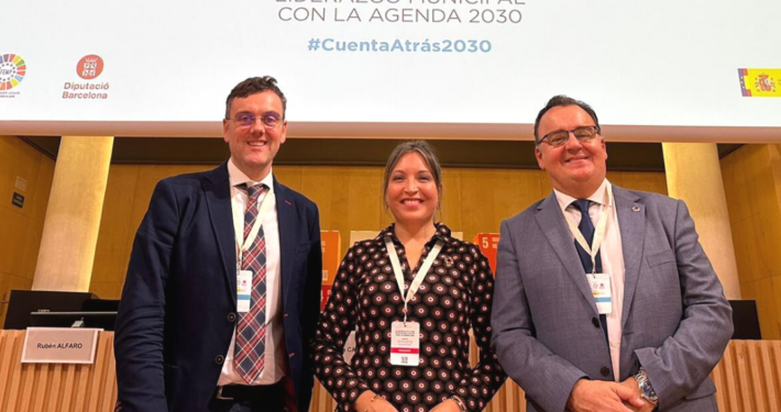 Gerente de ADECA, Miguel Ángel Cuartero. II Vicepresidenta Diputación Albacete, Amparo Torres y presidente de ADECA, Santos Prieto..